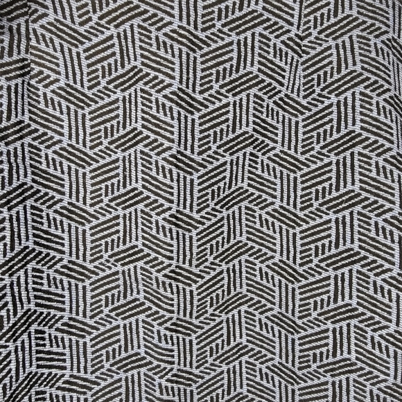 COP COPINE Melofeebis Jacquard Graphic‎ Mini Skirt Blue Women 40 EU Faux Leather - Picture 9 of 14